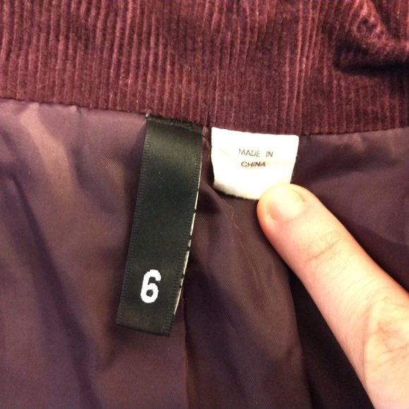 Plum Corduroy Blazer - Picture 8 of 10